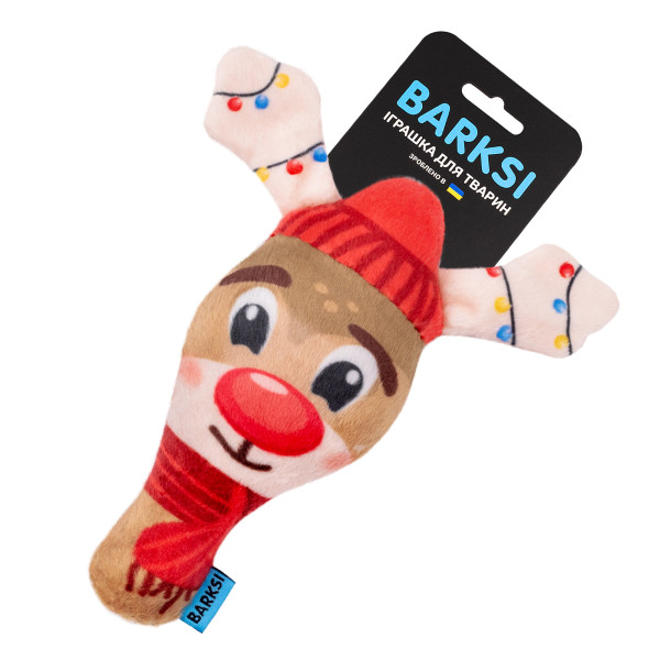 Іграшка для Собак з пищалкою Barksi Олень