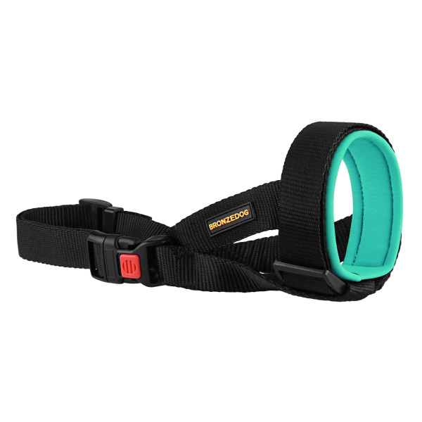 Намордник для собак Barksi універсальний неопреновий бірюзовий