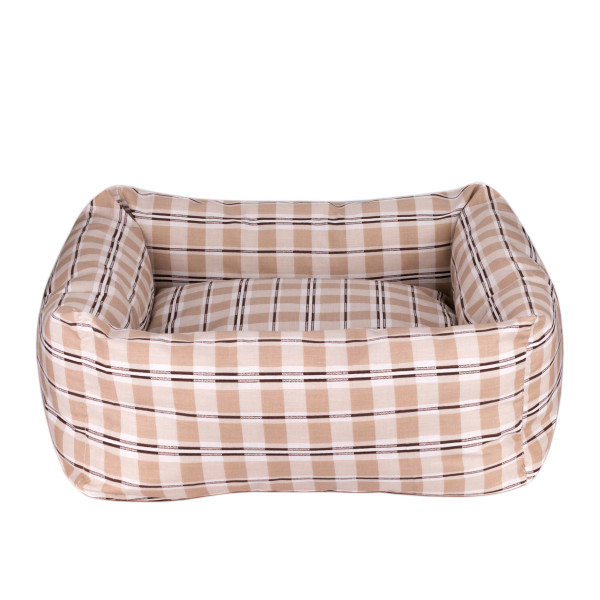 Лежак для Тварин BronzeDog Comfort Квадратний Бежевий