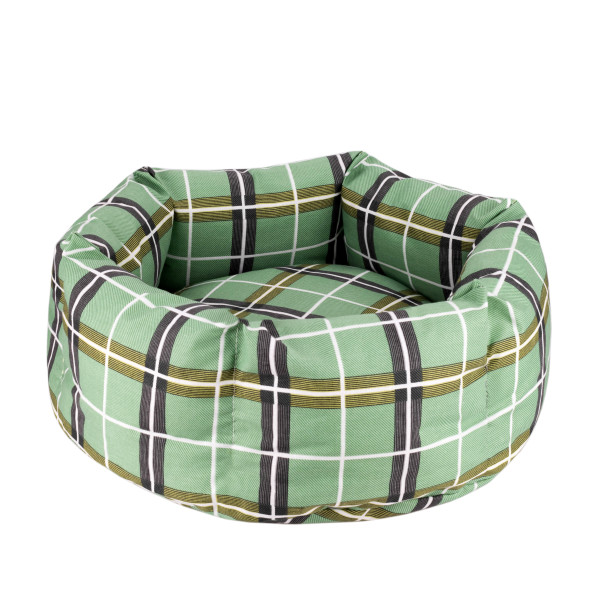 Лежак для Тварин BronzeDog Comfort Круглий Зелений