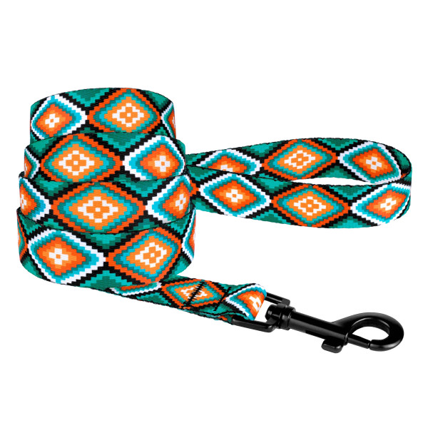 Повідець для Собак Bronzedog Urban Нейлоновий Ромби