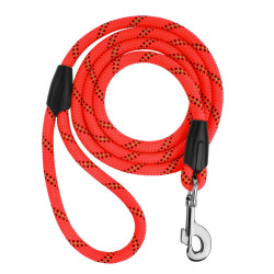 Повідець для Собак Bronzedog Active з Альпіністського Шнура Помаранчевий