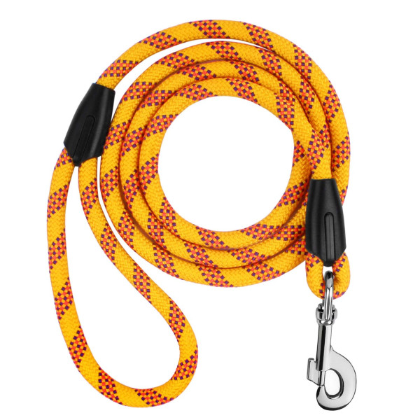 Повідець для Собак Bronzedog Active з Альпіністського Шнура Світловідбиваючий Жовтий Повідець для Собак Bronzedog Active з Альпіністського Шнура Світловідбиваючий Жовтий