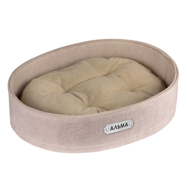 Лежак для Тварин Barksi Овальний Бежевий