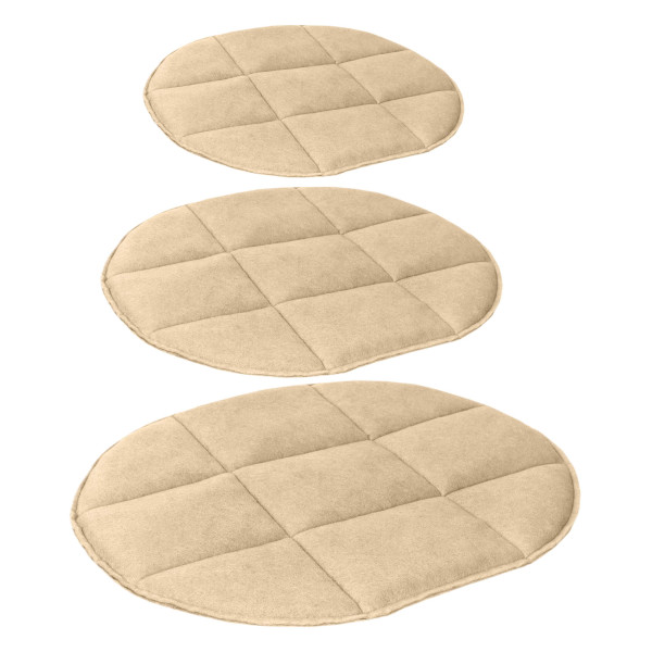 Килимок для домашніх тварин BronzeDog Овальна Бежева