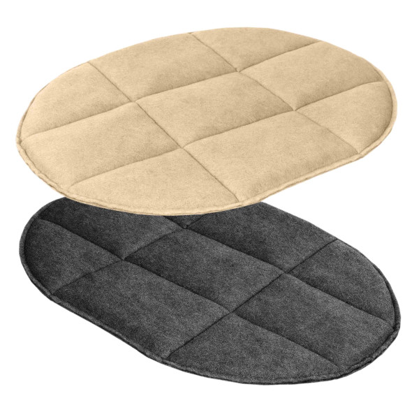 Килимок для домашніх тварин BronzeDog Овальна Сіра