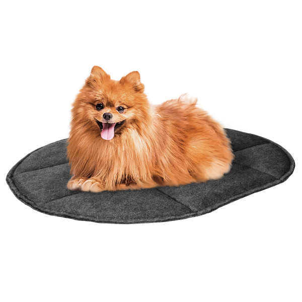 Килимок для домашніх тварин BronzeDog Овальна Сіра