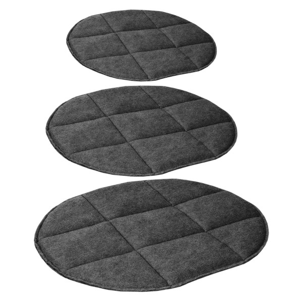 Килимок для домашніх тварин BronzeDog Овальна Сіра