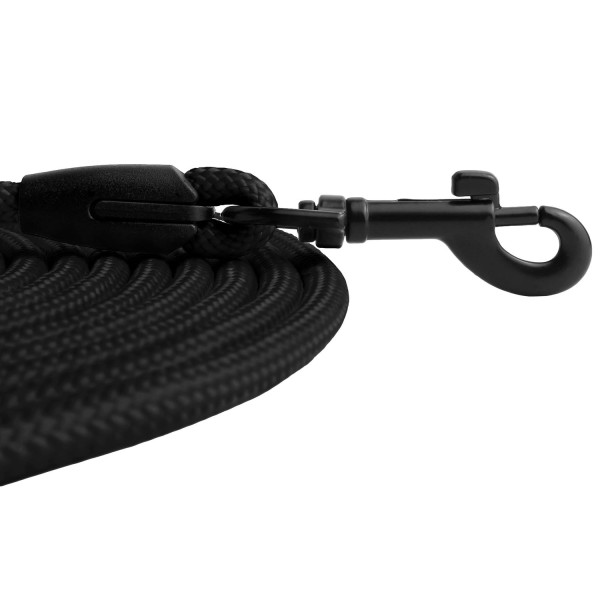 Повідець для Собак Bronzedog Active зі Шнура Тренувальний Чорний