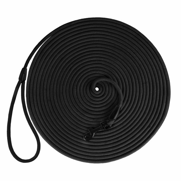 Повідець для Собак Bronzedog Active зі Шнура Тренувальний Чорний