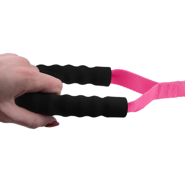 Повідець для Собак Bronzedog Active Нейлоновий з М'якою Ручкою Рожевий