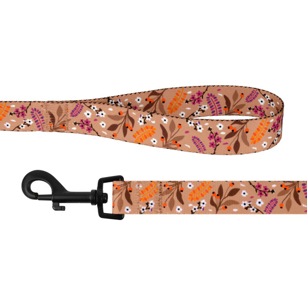 Повідець для Собак BronzeDog Urban Квіти Нейлоновий Бежевий