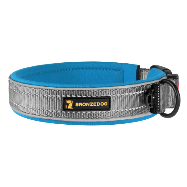 Нашийник для Собак BronzeDog Sport Сіро-Блакитний