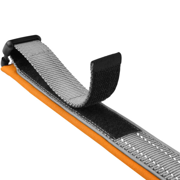 Нашийник для Собак BronzeDog Sport Сіро-Помаранчевий