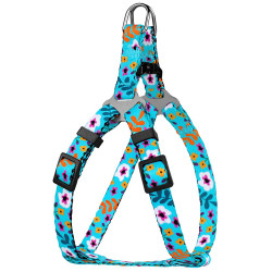 Шлея для Собак Дрібних Порід BronzeDog Urban Квіти Ментол