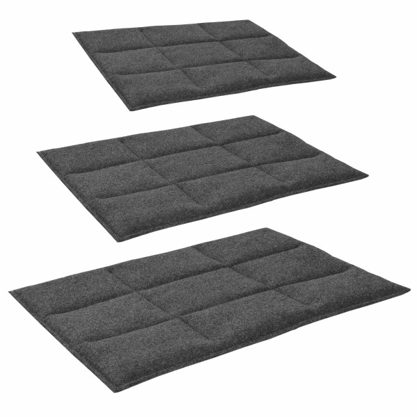 Підстилка для домашніх тварин BronzeDog Прямокутна Сіра