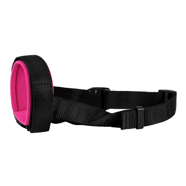 Намордник для собак Barksi універсальний неопреновий рожевий