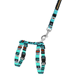 Шлея з Поводком для Котів та Дрібних Собак BronzeDog Urban Інки