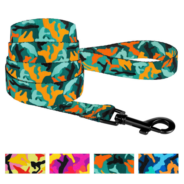 Повідець для Собак BronzeDog Urban Camo Нейлоновий Зелений