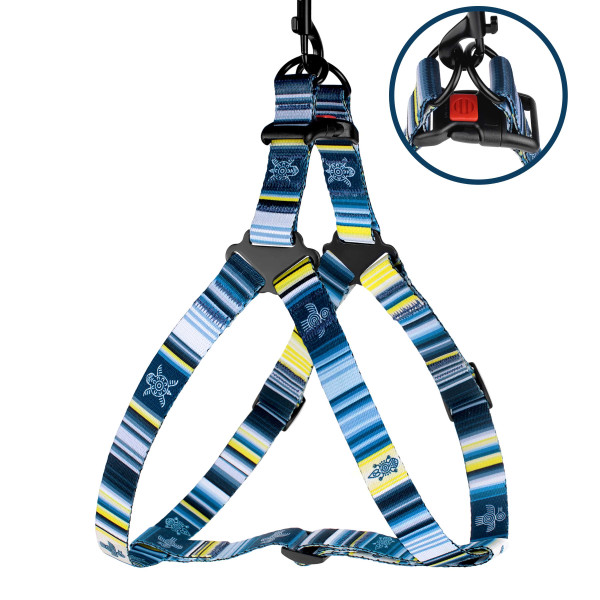 Шлея для Собак BronzeDog Urban West Нейлонова Синя