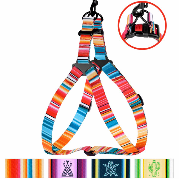 Шлея для Собак BronzeDog Urban West Нейлонова Червона