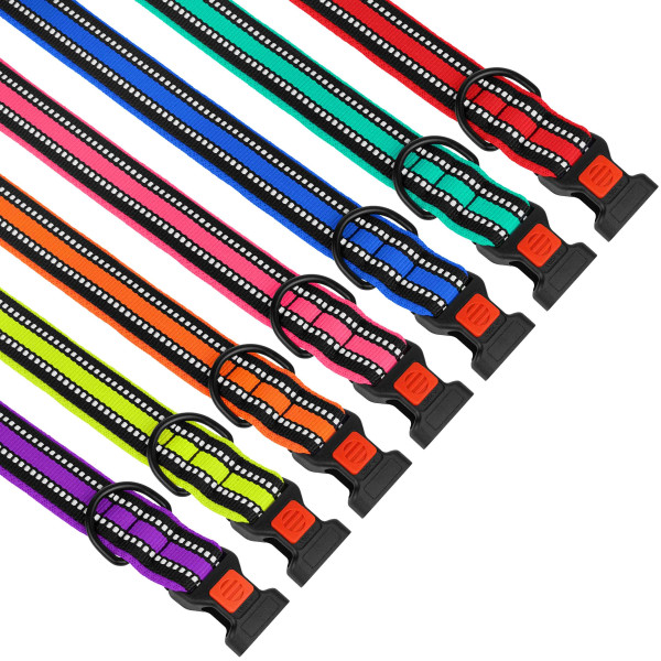 Нашийник для Собак BronzeDog Mesh з Пластиковою Пряжкою Фіолетовий