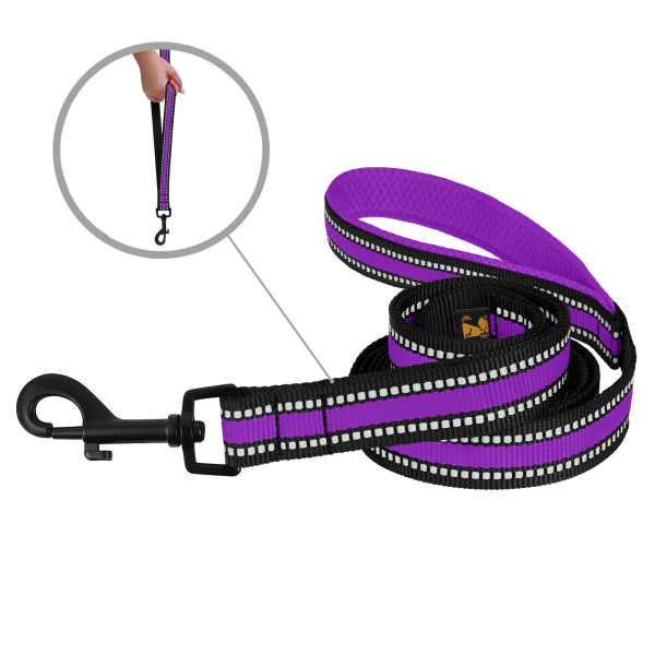 Повідець для Собак BronzeDog Mesh 2 в 1 Фіолетовий