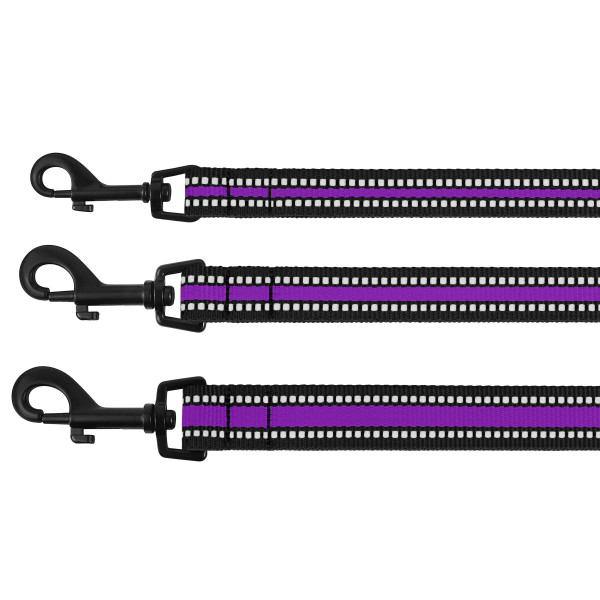 Повідець для Собак BronzeDog Mesh 2 в 1 Фіолетовий