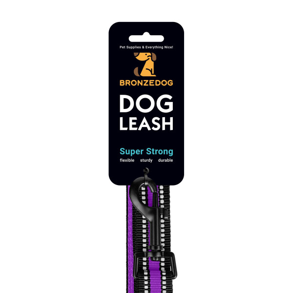 Повідець для Собак BronzeDog Mesh 2 в 1 Фіолетовий