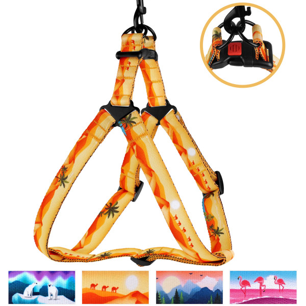 Шлея для Собак BronzeDog Urban Travel нейлонова Пустеля