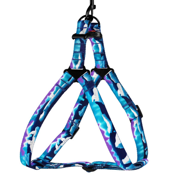 Шлея для Собак BronzeDog Urban Travel нейлонова Арктика