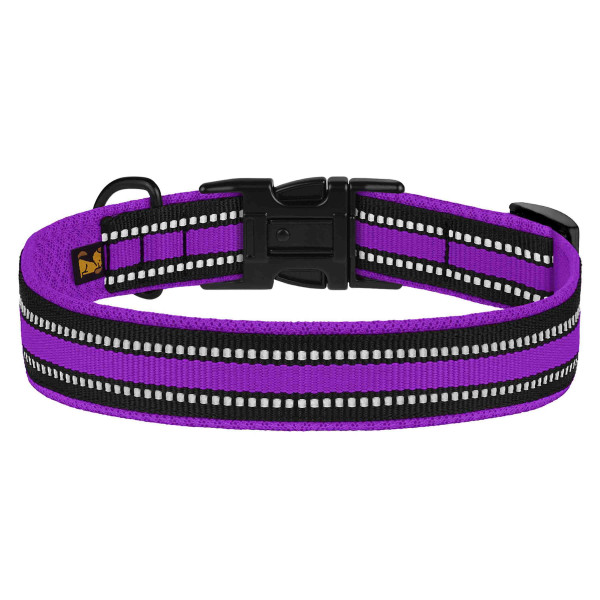 Нашийник для Собак BronzeDog Mesh з Металевою Пряжкою Фіолетовий