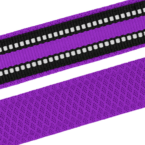 Нашийник для Собак BronzeDog Mesh з Металевою Пряжкою Фіолетовий