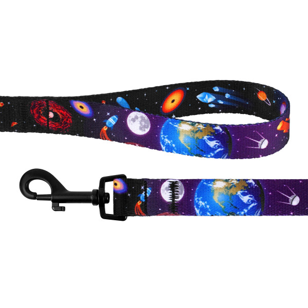 Повідець для Собак Bronzedog Urban Cosmos Нейлоновий Чорний