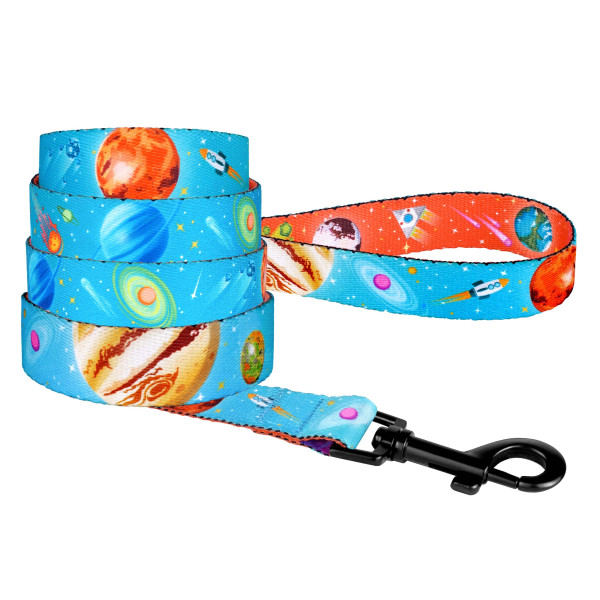 Повідець для Собак Bronzedog Urban Cosmos Нейлоновий Блакитний