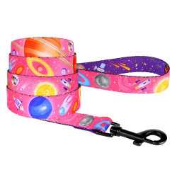 Повідець для Собак Bronzedog Urban Cosmos Нейлоновий Рожевий
