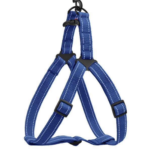 Шлея для Собак Barksi Сotton Стандарт Рефлекторна бавовняна Брезент Синя