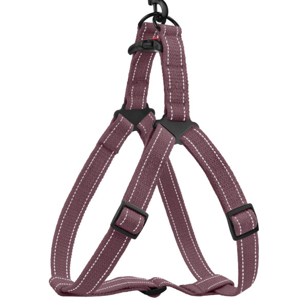 Шлея для Собак Barksi Сotton Стандарт Рефлекторна Брезент Черрі