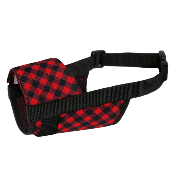 Намордник для собак Barksi нейлоновий регульований Червоний Намордник для собак Barksi нейлоновий регульований Червоний