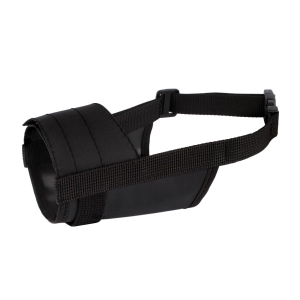 Намордник для собак Barksi нейлоновий регульований Чорний