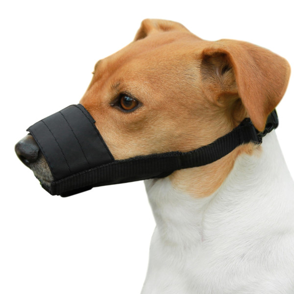 Намордник для собак Barksi нейлоновий регульований Чорний