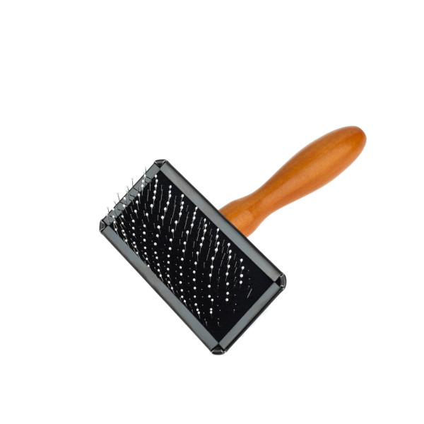 Пуходерка Щітка з Дерев'яною Ручкою та Напайкою Barksi 8,5 х 12 см