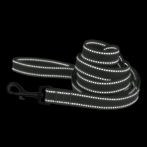 Повідець для собак Barksi Сotton рефлекторний бавовняний брезент Стандарт Хакі