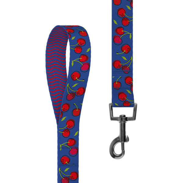 Повідець для Собак BronzeDog Urban Fruits Нейлоновий Вишні