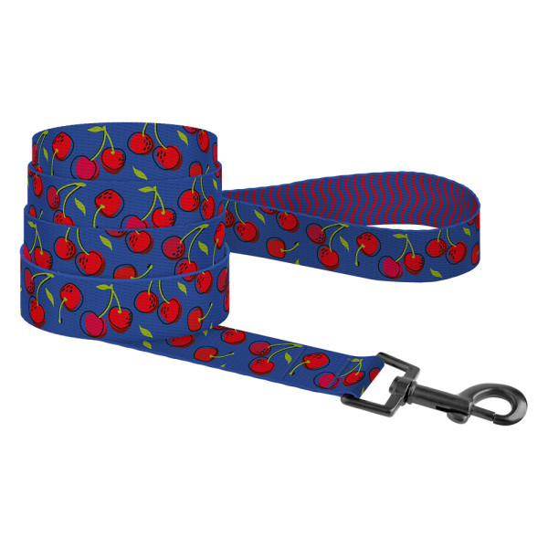 Повідець для Собак BronzeDog Urban Fruits Нейлоновий Вишні