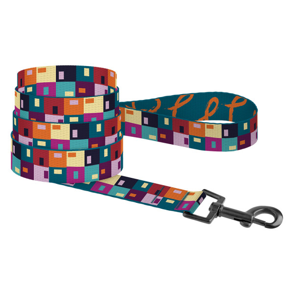 Повідець для Собак BronzeDog Urban Art Нейлоновий Печворк