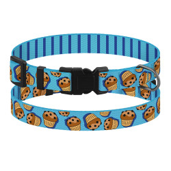 Нашийник для Собак Дрібних Порід BronzeDog Fruits Нейлоновий з Пластиковою Пряжкою Кекси