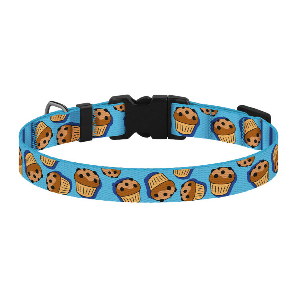 Нашийник для Собак Дрібних Порід BronzeDog Fruits Нейлоновий з Пластиковою Пряжкою Кекси