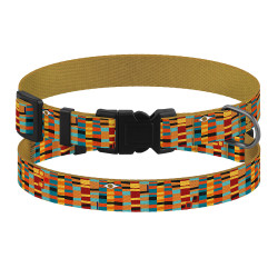 Нашийник для Собак Дрібних Порід BronzeDog Art Нейлоновий з Пластиковою Пряжкою Алекса