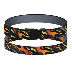 Нашийник для Собак Дрібних Порід BronzeDog Art Нейлоновий з Пластиковою Пряжкою Гравітація